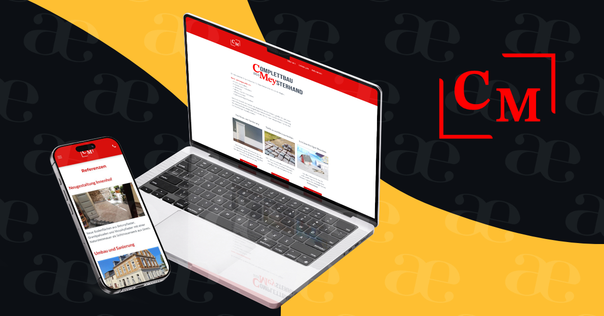 Neue Webseite für Baugeschäft Mey: Leistungen, Referenzen und COMPLETTBAU aus MEYSTERHAND